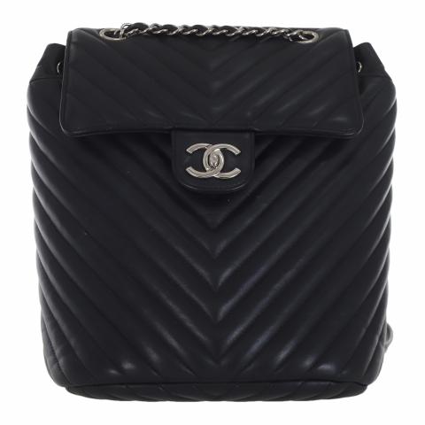 Chanel urban shop spirit backpack chevron